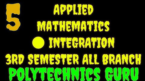 Applied mathematics #Polytechnic 3rd sem all branch lecture01 | #Diploma | #polytechnic
