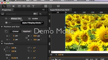 Adobe Edge Animate Slideshow - Part 4