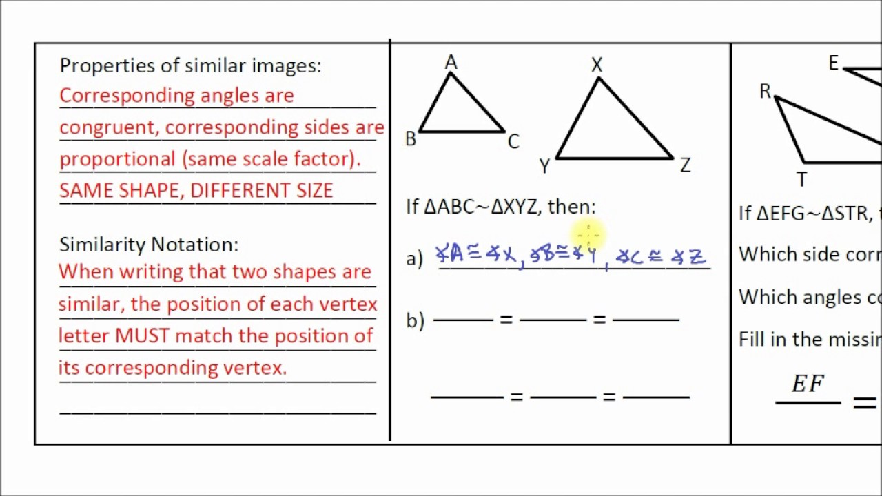 Similarity 04 Corresponding Parts YouTube