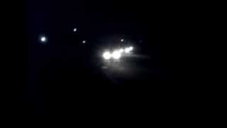 SR20 Turbo in a Nissan 1400 using the Launch Control at night
