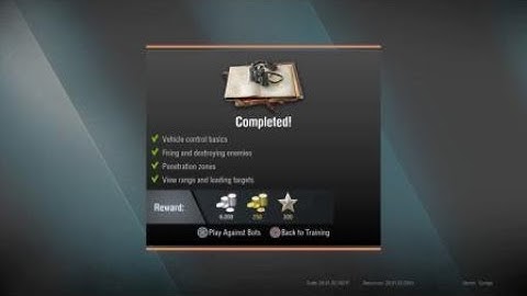 World of Tanks: Tutorials - Basic Training