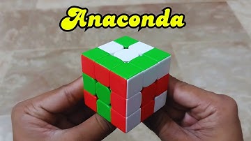 Anaconda Pattern on a Rubik