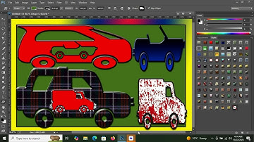 How to create complex shapes in Photoshop?