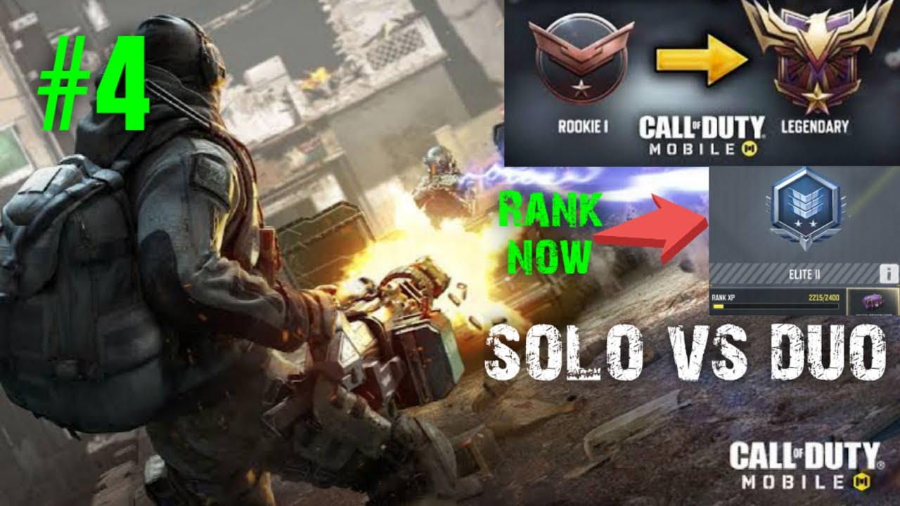 CALL OF DUTY: Mobile | solo vs duo | Battle Royale Rank Push | Continue ...