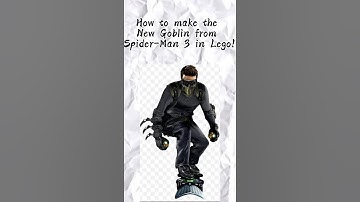 How to make the New Goblin from Spider-Man 3 in Lego @Coltvinlolz #greengoblin #spidermen #marvel
