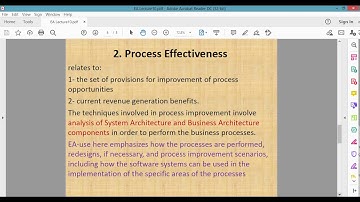 Enterprise Architecture - Lecture Ten Video