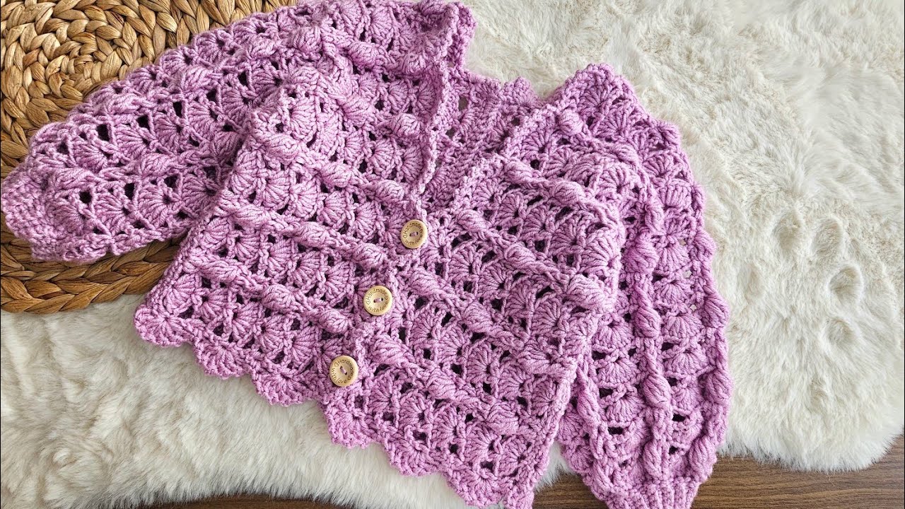 VERY EASY CARDIGAN MODEL YOU WILL KNIT IN 1 DAY HOW TO MAKE