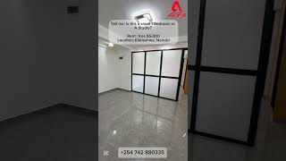 1 Bedroom or Studio for rent in Kileleshwa, Nairobi. #realestate #kenyahomes