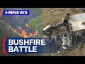 Properties lost as bushfire burns out of control in Victoria | 9 News Australia