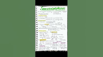 solution chapter  short notes class 12 chemistry #solution #best #shorts #notes #chemistry #exam 🧪🧪