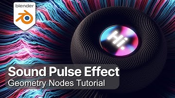 BLENDER GEOMETRY NODES TUTORIAL - Sound Pulse Effect