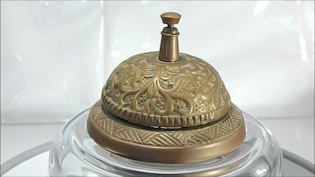 Solid Brass Hotel Desk Bell You
