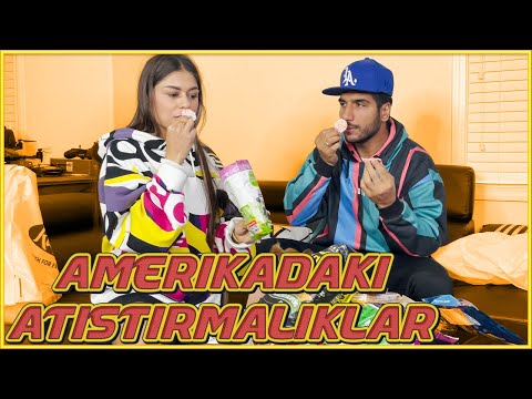 AMERİKADAKİ ATIŞTIRMALIKLARI DENEDİK w/ @Ezgizem