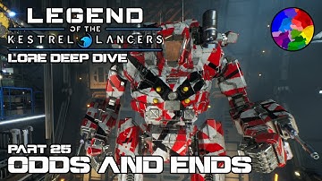MechWarrior 5: Mercenaries (Part 25: Odds and Ends) - Lore Deep Dive (MW5 Kestrel Lancers DLC)