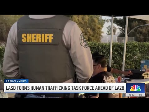 Human trafficking task force launched ahead of 2028 LA Olympics - YouTube