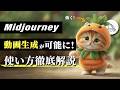MidJourneyで動画生成が可能に！新機能の操作方法や使い方、解像度や動画拡張までを全解説！