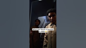 When your House is Haunted in 2025‼️🤣 #comedyshorts #sketchcomedy #snl #haunted