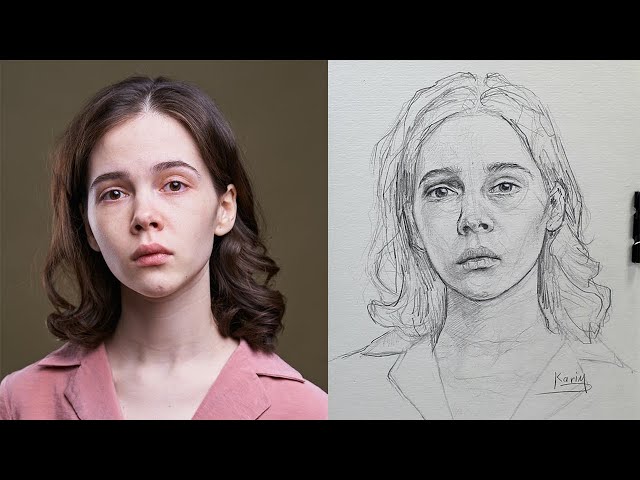 Portrait Drawing with Miss Led