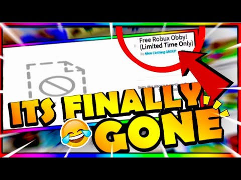 Finally Roblox Fixes This Roblox Scam Games Youtube - free robux obby limited time only roblox