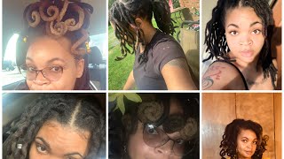 Easy Go-to Styles for thick Locs | Under 60 Locs