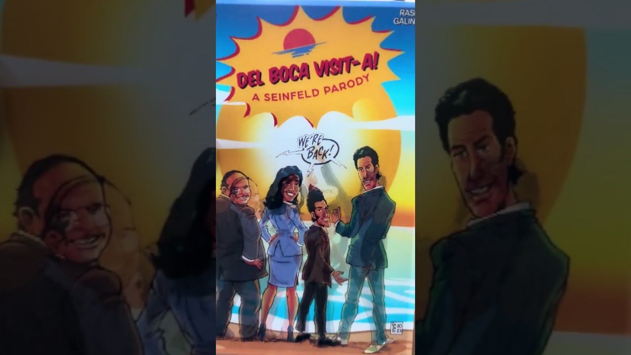 DEL BOCA VISIT-A! Lenticular Motion Comic Book Cover ARTWORK