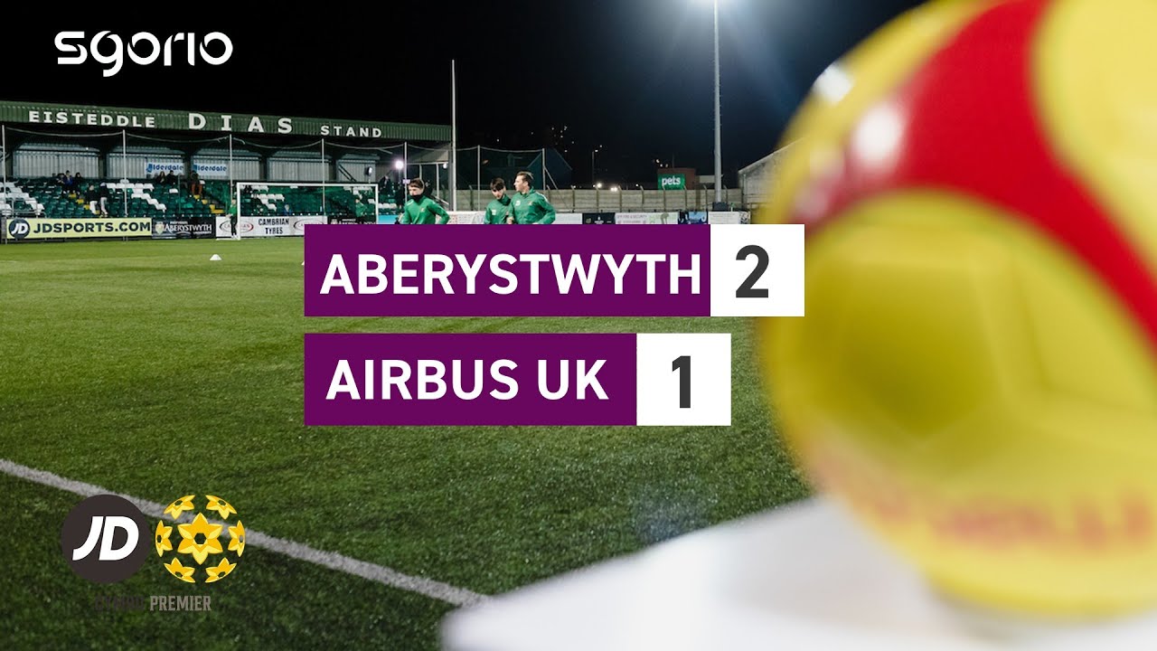 Uchafbwyntiau ac ymateb Aberystwyth 21 Airbus UK YouTube