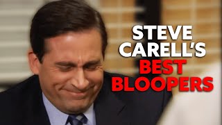 Steve Carell Ruining Takes For 20 Minutes Straight Best Bloopers From The Office Us Comedy Bites