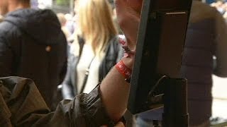 New payment bracelet goes on trial at Denmark music festival New payment bracelet goes on trial at Denmark music festival