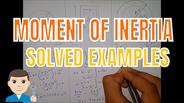 Moment of Inertia solved Examples ( Second Moment of Area example questions )