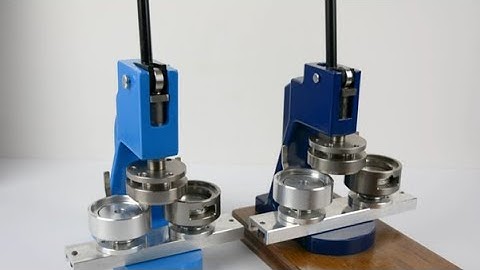How to Assemble a Mini and Maxi Badge Machine