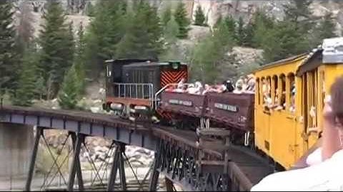 full ride Georgetown Loop RR behind diesel engine on July 29, 2008 (better quality version by far)