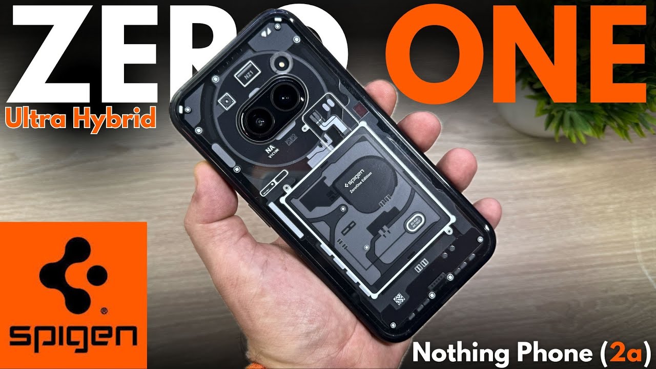 Cover Spigen Ultra Hybrid Per Nothing Phone (1) - Space Crystal - Trasparente Con Paraurti TPU - Tecnologia Air Cushion - Protezione Antiurto