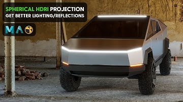 Spherical HDRI projection workflow in Maya and Arnold