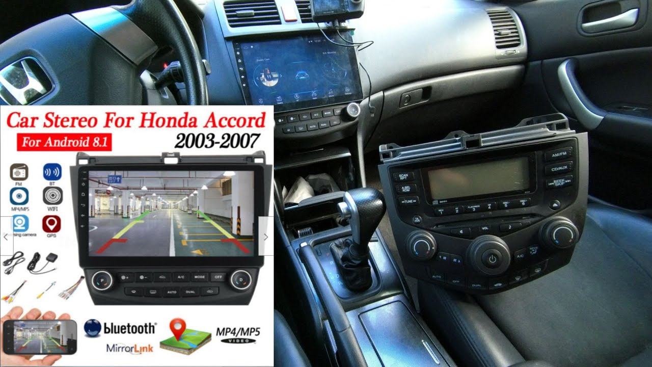 Aftermarket Android 8.1 8227L Radio Stereo Replacement For Honda Accord