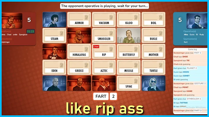 THINK LIKE YOUR SPYMASTER | Codenames Online | MIZUNAE