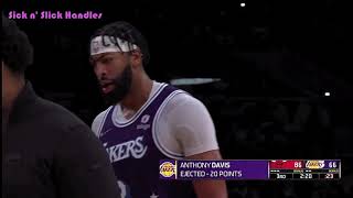 Anthony Davis EJECTED! Got mad at refs!