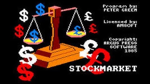 Stockmarket Review for the Amstrad CPC by John Gage