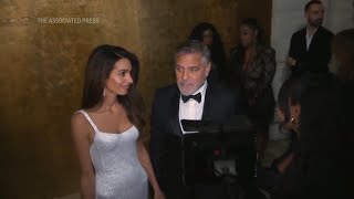 George and Amal Clooney honor defenders of justice