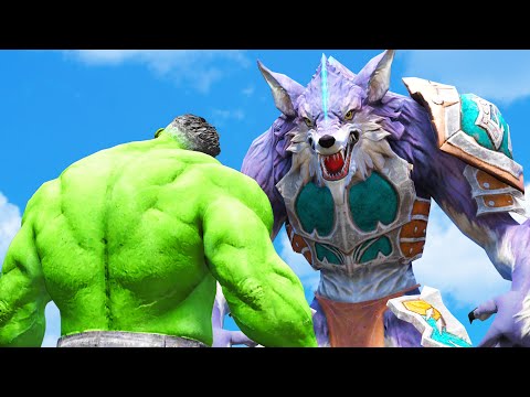Hulk VS Werewolf - Epic Battle Superheroes & Monster