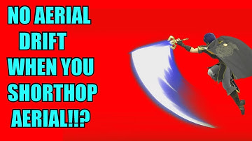No More Short Hop Aerial Drift ? New Tech Found by Snasen C stick Flick[ Super Smash Bros Ultimate ]
