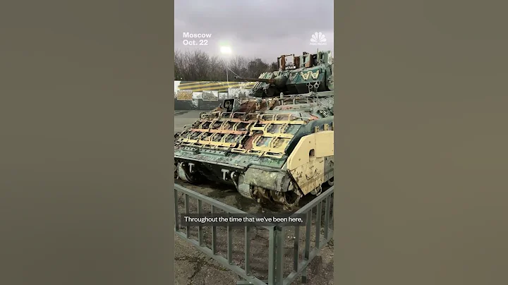 New war exhibition in Russia displays battered U.S. tanks taken from Ukrainian frontlines