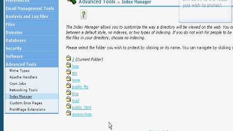Using Index Manager tutorial