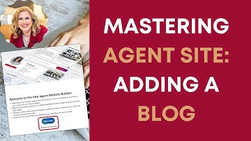 Keller Williams | Agent Website Tutorial: How to Add a Blog to Your KW Agent Site