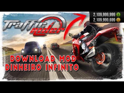 Melhor jogo de moto da Play Store 2020! Traffic Rider mod dinheiro infinito!  
