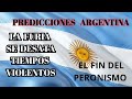 Predicciones ARGENTINA LA FURIA SE DESATA Tiempos Reactivos #argentina #astrologia #tarot