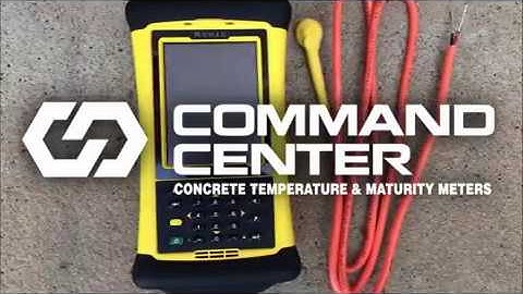COMMAND Center Concrete Temperature and Maturity Meters
