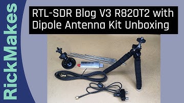 RTL-SDR Blog V3 R820T2 with Dipole Antenna Kit Unboxing
