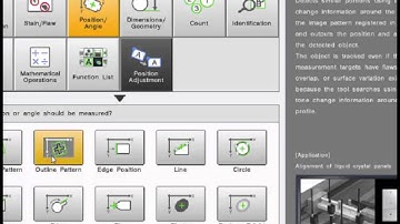CV-X Machine Vision System: Inspection Tool Catagories