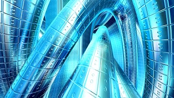 Blue rolling abstract pipe photography&video background