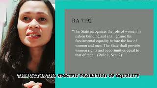 R. A. 7192 one-minute trivia